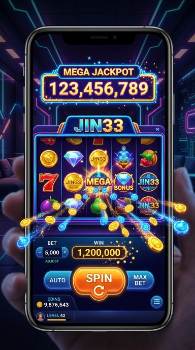 Screenshot antarmuka pengguna jin33 yang intuitif.